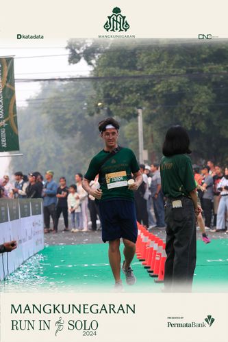 Race photo from Mangkunegaran Run 2024