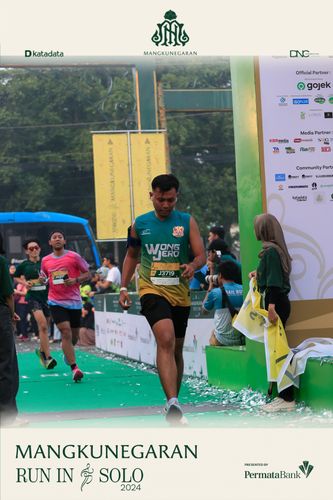 Race photo from Mangkunegaran Run 2024