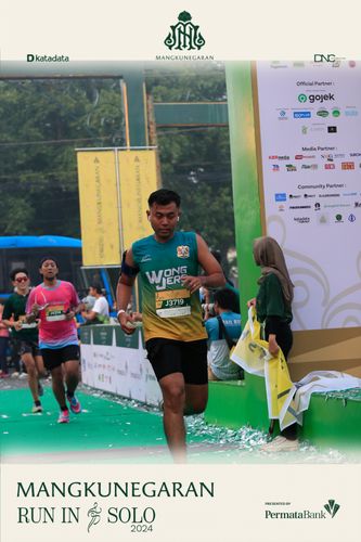 Race photo from Mangkunegaran Run 2024