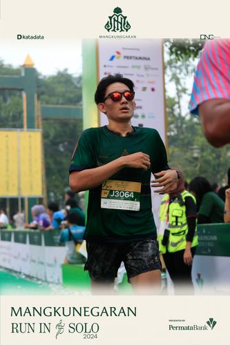 Race photo from Mangkunegaran Run 2024