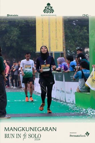 Race photo from Mangkunegaran Run 2024