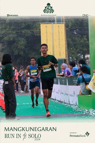 Race photo from Mangkunegaran Run 2024