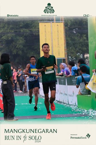 Race photo from Mangkunegaran Run 2024