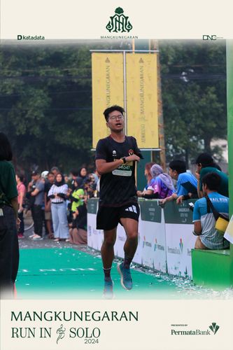 Race photo from Mangkunegaran Run 2024