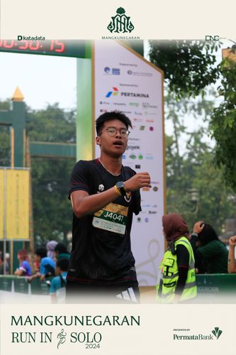 Race photo from Mangkunegaran Run 2024