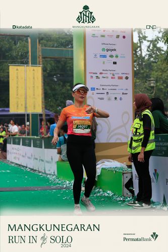 Race photo from Mangkunegaran Run 2024