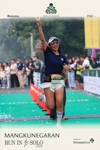 Race photo from Mangkunegaran Run 2024