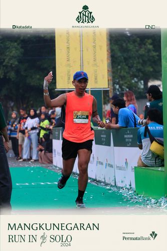 Race photo from Mangkunegaran Run 2024