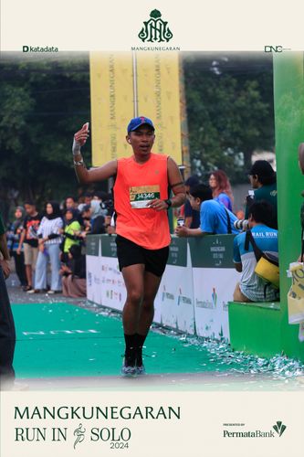 Race photo from Mangkunegaran Run 2024