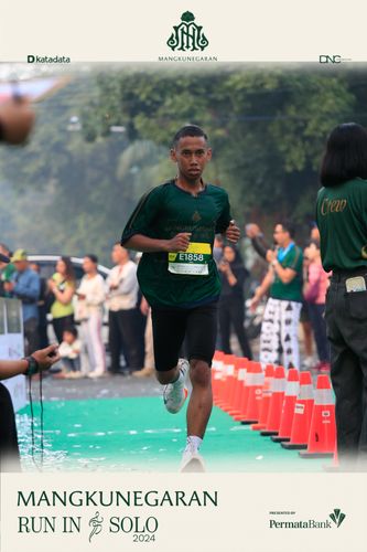 Race photo from Mangkunegaran Run 2024