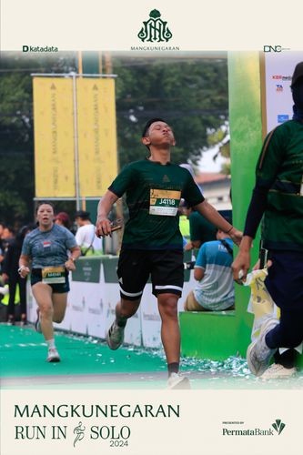 Race photo from Mangkunegaran Run 2024