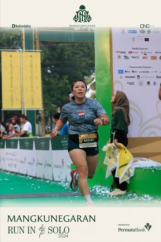Race photo from Mangkunegaran Run 2024