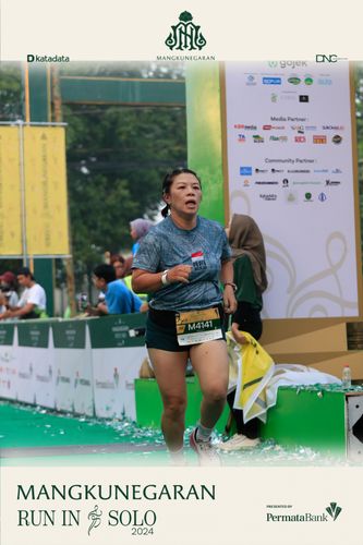 Race photo from Mangkunegaran Run 2024