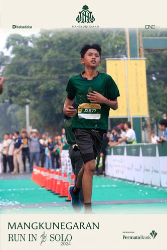 Race photo from Mangkunegaran Run 2024