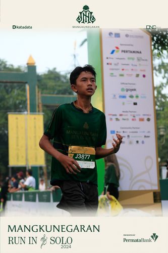 Race photo from Mangkunegaran Run 2024