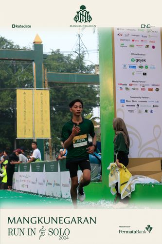 Race photo from Mangkunegaran Run 2024