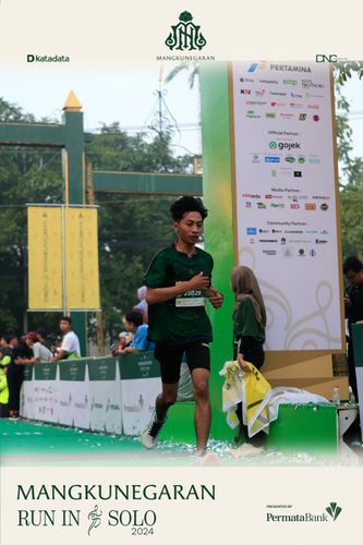Race photo from Mangkunegaran Run 2024