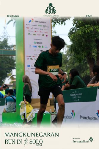 Race photo from Mangkunegaran Run 2024