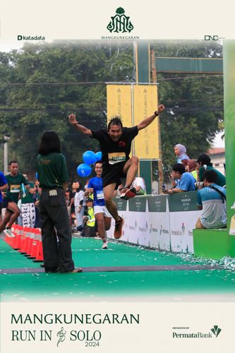 Race photo from Mangkunegaran Run 2024