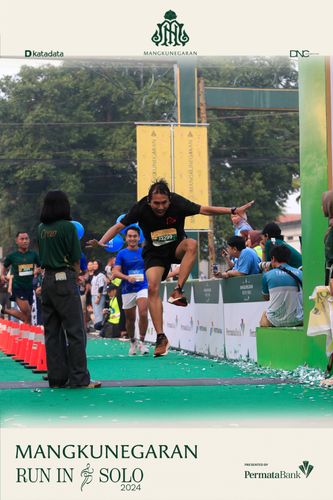 Race photo from Mangkunegaran Run 2024
