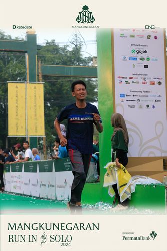 Race photo from Mangkunegaran Run 2024