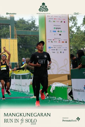 Race photo from Mangkunegaran Run 2024