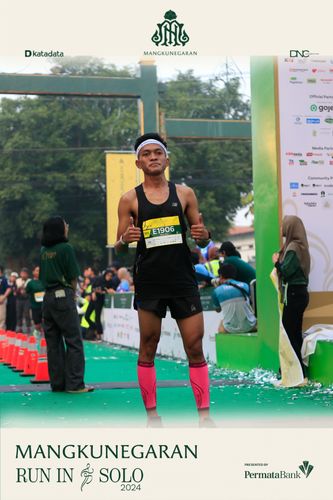 Race photo from Mangkunegaran Run 2024