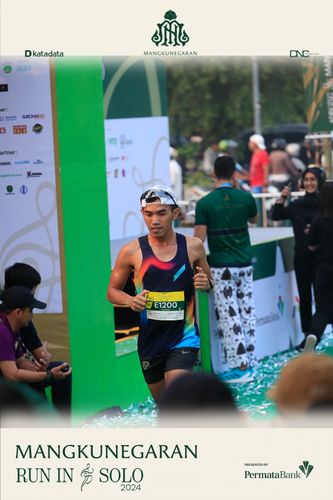 Race photo from Mangkunegaran Run 2024