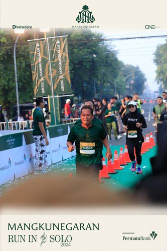 Race photo from Mangkunegaran Run 2024