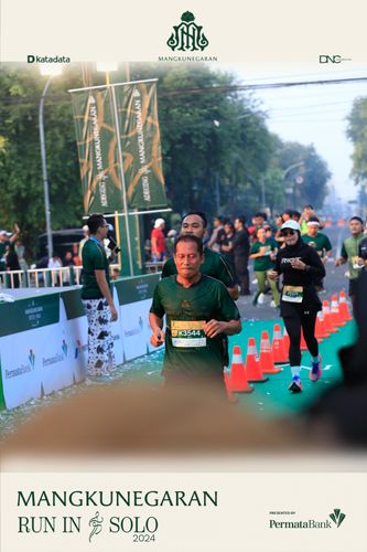 Race photo from Mangkunegaran Run 2024