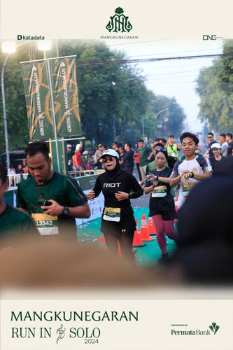 Race photo from Mangkunegaran Run 2024