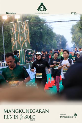 Race photo from Mangkunegaran Run 2024