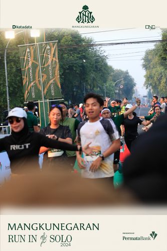 Race photo from Mangkunegaran Run 2024