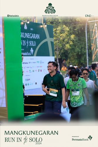 Race photo from Mangkunegaran Run 2024