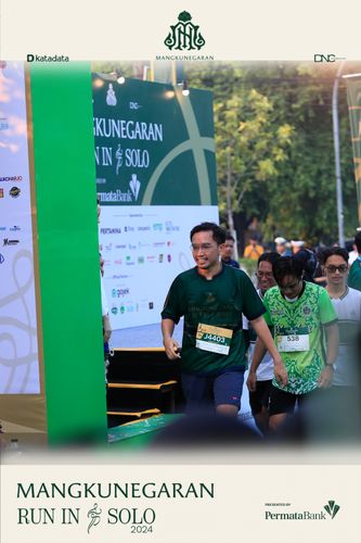 Race photo from Mangkunegaran Run 2024