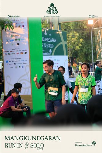 Race photo from Mangkunegaran Run 2024