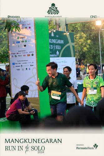 Race photo from Mangkunegaran Run 2024