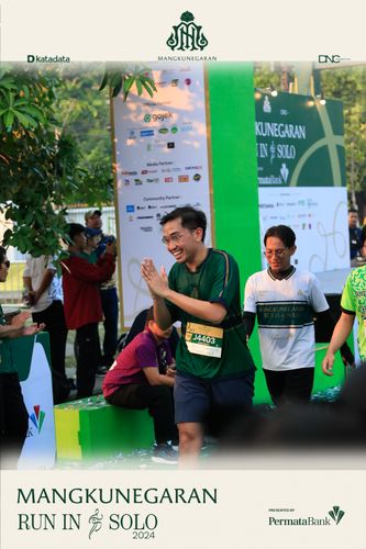 Race photo from Mangkunegaran Run 2024