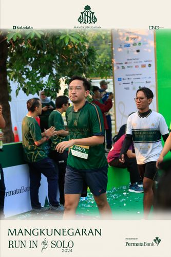 Race photo from Mangkunegaran Run 2024