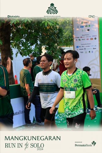 Race photo from Mangkunegaran Run 2024