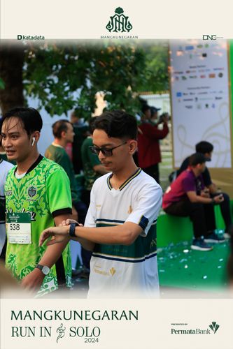 Race photo from Mangkunegaran Run 2024