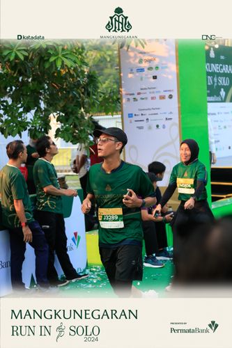 Race photo from Mangkunegaran Run 2024