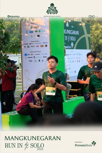 Race photo from Mangkunegaran Run 2024