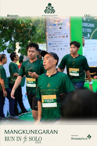 Race photo from Mangkunegaran Run 2024