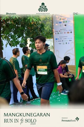 Race photo from Mangkunegaran Run 2024