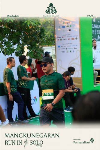 Race photo from Mangkunegaran Run 2024