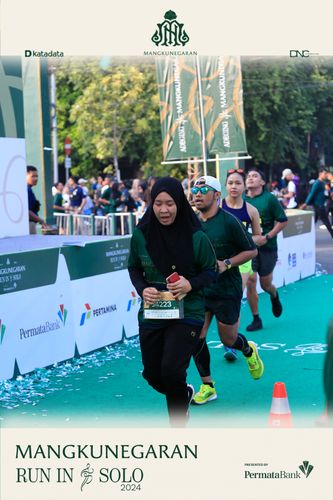 Race photo from Mangkunegaran Run 2024