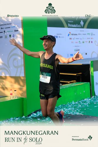 Race photo from Mangkunegaran Run 2024