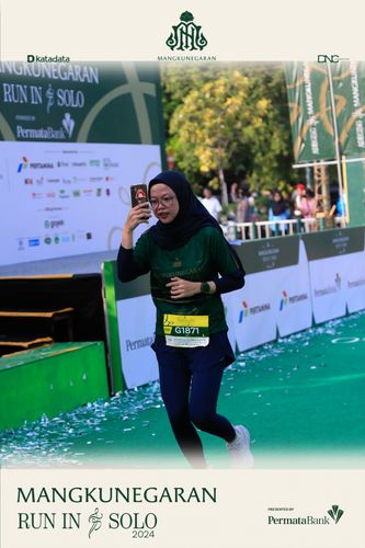 Race photo from Mangkunegaran Run 2024