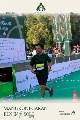 Race photo from Mangkunegaran Run 2024